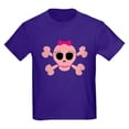thumbnail image 1 of CafePress - Funny Pink Skull Kids Dark T Shirt - Dark T-Shirt Kids XS-XL, 1 of 4