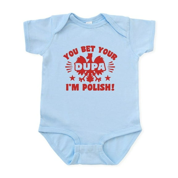 CafePress - Funny Polish Dupa Infant Bodysuit - Baby Light Bodysuit, Size Newborn - 24 Months