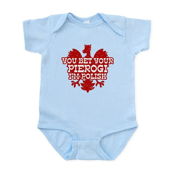 CafePress - Funny Polish Pierogi Infant Bodysuit - Baby Light Bodysuit, Size Newborn - 24 Months