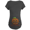 thumbnail image 1 of CafePress - Funny Printed Rhinestone Pumpkin Maternity T Shirt - Maternity Dark T-Shirt, 1 of 3