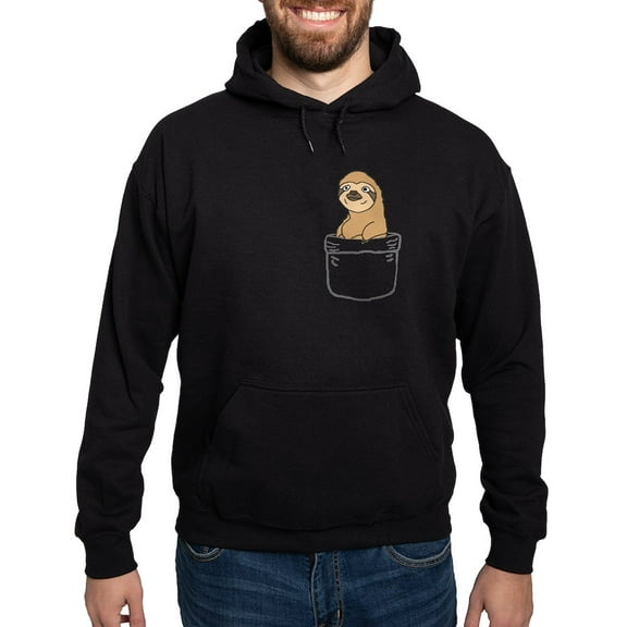 CafePress - Funny Sloth In A Pocket Sweatshirt - Pullover Hoodie, Classic, Comfortable Hooded Sweatshirt