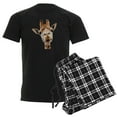 thumbnail image 1 of CafePress - Funny Smiling Giraffe Men's Dark Pajamas - Men's Dark Loose Fit Cotton Pajama Set, 1 of 7