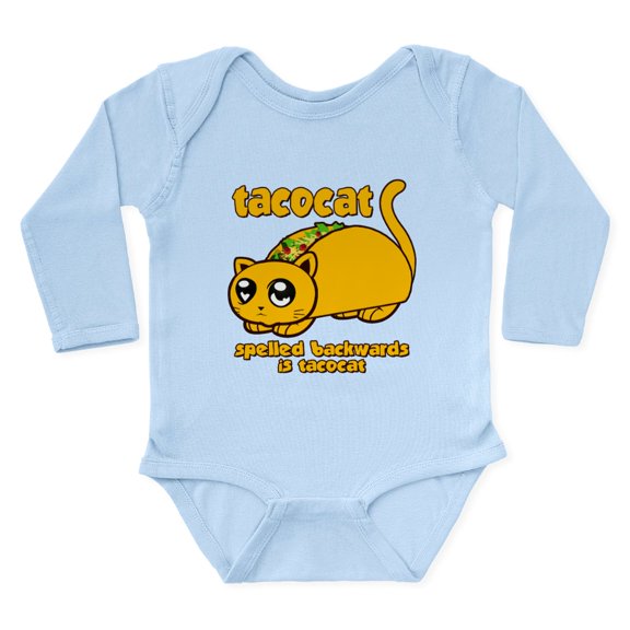 CafePress - Funny! Taco Cat Body Suit - Long Sleeve Cotton Baby Bodysuit