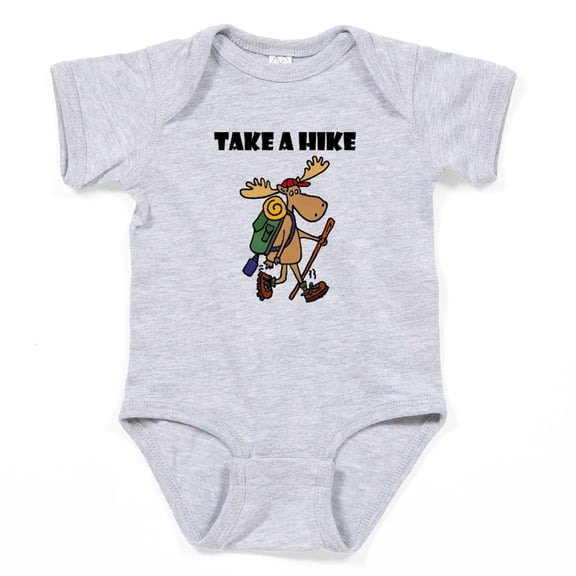 CafePress - Funny Take A Hike Moose Body Suit - Cute Infant Bodysuit Baby Romper - Size Newborn - 24 Months
