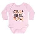 thumbnail image 1 of CafePress - Funny Thanksgiving Gobble Til You Wobble Unique Ho - Long Sleeve Cotton Baby Bodysuit, 1 of 4