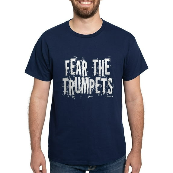 CafePress - Funny Trumpet Dark T Shirt - Men's Classic Graphic Cotton T-Shirt