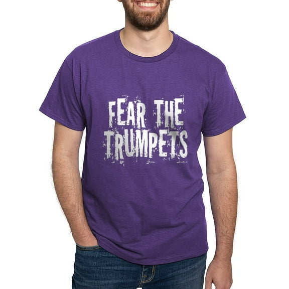 CafePress - Funny Trumpet Dark T Shirt - Men's Classic Graphic Cotton T-Shirt
