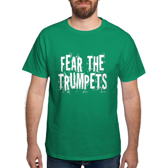 CafePress - Funny Trumpet Dark T Shirt - Men's Classic Graphic Cotton T-Shirt
