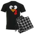 thumbnail image 1 of CafePress - Funny Turkey Thanksgiving Pajamas - Men's Dark Loose Fit Cotton Pajama Set, 1 of 7