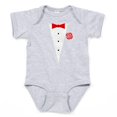 thumbnail image 1 of CafePress - Funny Tuxedo [Red Bow] - Cute Infant Bodysuit Baby Romper - Size Newborn - 24 Months, 1 of 3
