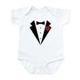 thumbnail image 1 of CafePress - Funny Tuxedo [Red Rose] Infant Bodysuit - Baby Light Bodysuit, Size Newborn - 24 Months, 1 of 4