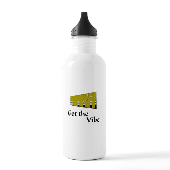 CafePress - Funny Vibraphone Vibes Stainless Water Bottle 1 - Stainless Steel Water Bottle, Sports Bottle, 1.0L