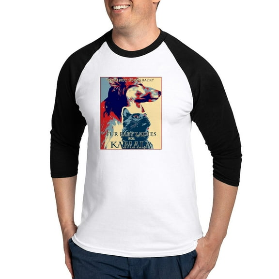 CafePress - Fur Baby Ladies - Cotton Baseball Jersey, 3/4 Raglan Sleeve Shirt
