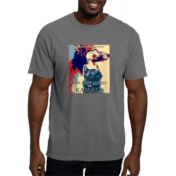 CafePress - Fur Baby Ladies Men's Comfort Colors® T Shirt - Mens Comfort Colors Shirt