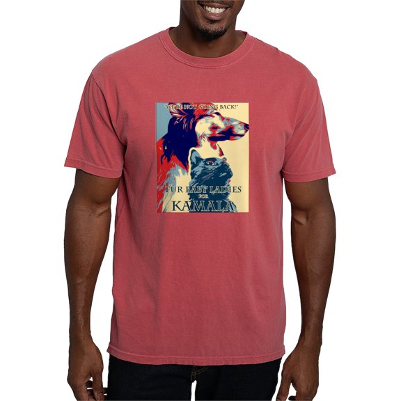 CafePress - Fur Baby Ladies Men's Comfort Colors® T Shirt - Mens Comfort Colors Shirt