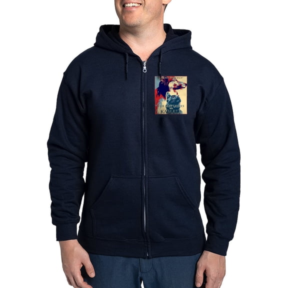 CafePress - Fur Baby Ladies Men's Zip Up Hoodie - Zip Hoodie, Classic Hooded Sweatshirt with Metal Zipper