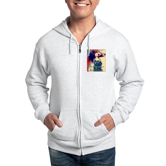 CafePress - Fur Baby Ladies Men's Zip Up Hoodie - Zip Hoodie, Classic Hooded Sweatshirt with Metal Zipper
