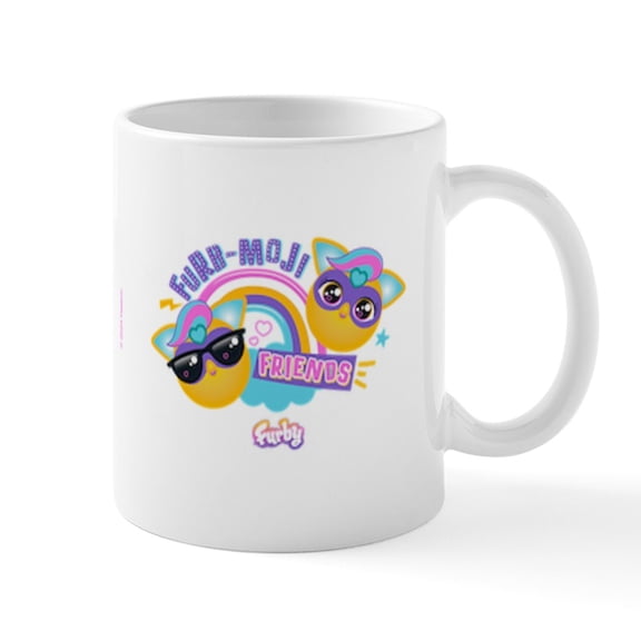 CafePress - Furb Moji Friends - 11 oz Ceramic Mug - Novelty Coffee Tea Cup