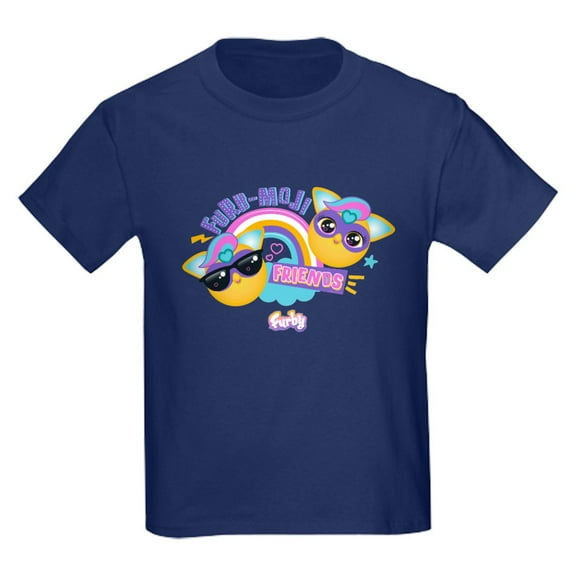 CafePress - Furb Moji Friends Kids T Shirt - Dark T-Shirt Kids XS-XL