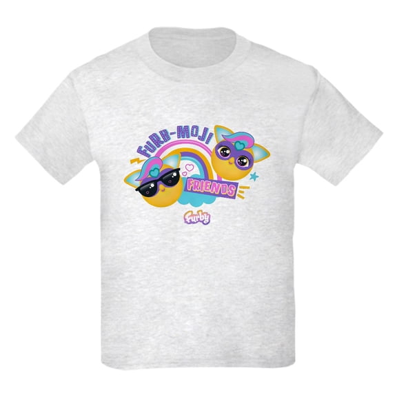 CafePress - Furb Moji Friends Kids T Shirt - Light Classic Kids Graphic, Short Sleeve T-Shirt, Sizes XS-XL