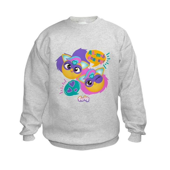 CafePress - Furby Ah Mah Doo Ay! - Kids Sweatshirt, Youth Crew Neck Sweatshirt