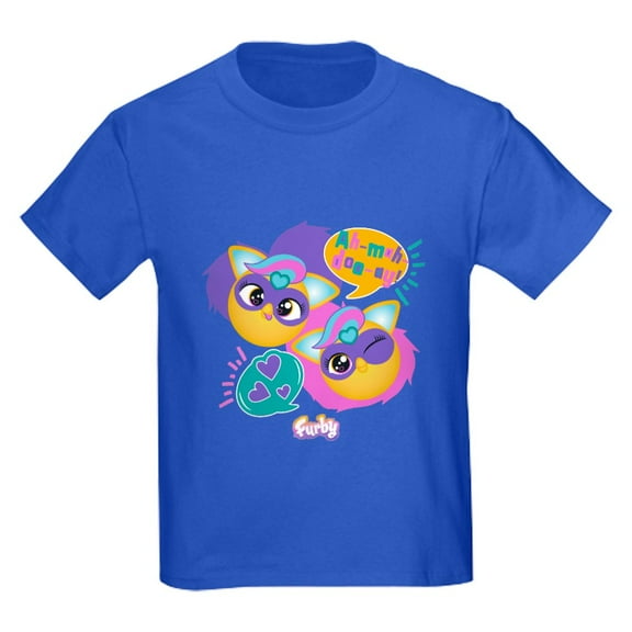 CafePress - Furby Ah Mah Doo Ay! Kids T Shirt - Dark T-Shirt Kids XS-XL