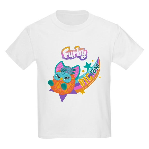 CafePress - Furby Big Fun Kids T Shirt - Light Classic Kids Graphic, Short Sleeve T-Shirt, Sizes XS-XL