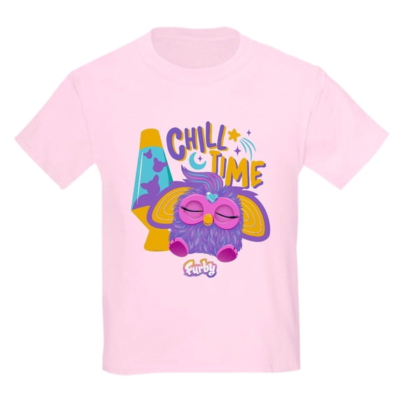CafePress - Furby Chill Time Kids T Shirt - Light Classic Kids Graphic, Short Sleeve T-Shirt, Sizes XS-XL