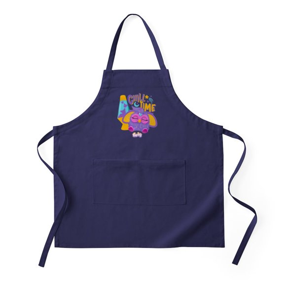 CafePress - Furby Chill Time - Kitchen Apron with Pockets, Grilling Apron, Baking Apron