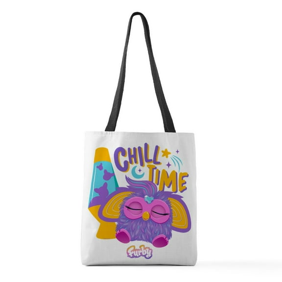 CafePress - Furby Chill Time Medium Tote Bag - Polyester Tote Bag 16"x16"