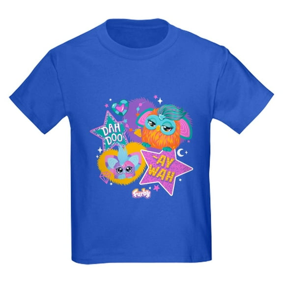 CafePress - Furby Dah Doo Kids T Shirt - Dark T-Shirt Kids XS-XL