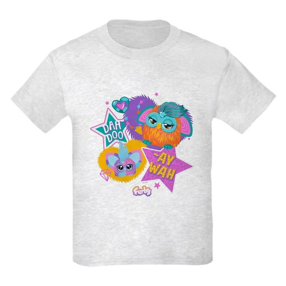 CafePress - Furby Dah Doo Kids T Shirt - Light Classic Kids Graphic, Short Sleeve T-Shirt, Sizes XS-XL