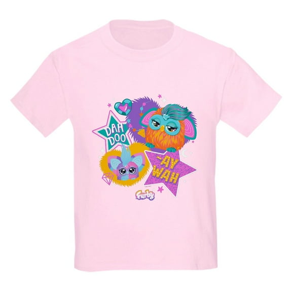 CafePress - Furby Dah Doo Kids T Shirt - Light Classic Kids Graphic, Short Sleeve T-Shirt, Sizes XS-XL