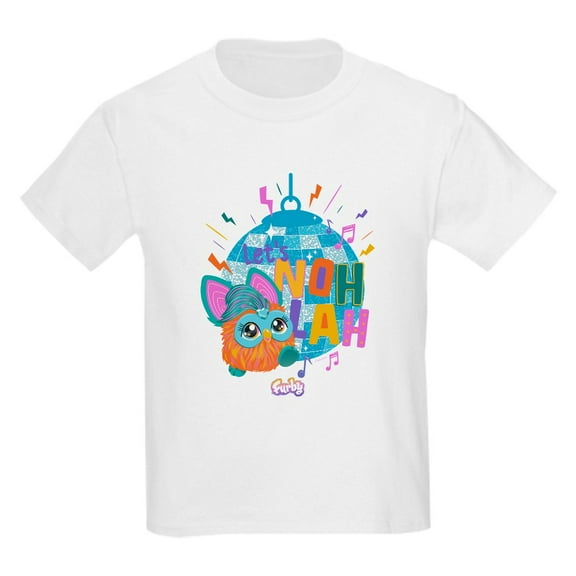 CafePress - Furby Disco Ball Kids T Shirt - Light Classic Kids Graphic, Short Sleeve T-Shirt, Sizes XS-XL