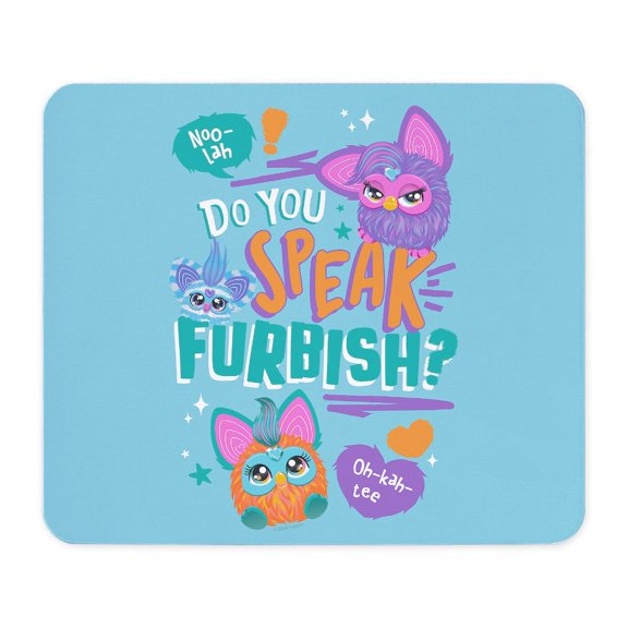 CafePress - Furby Do You Speak Furbish? - Non-slip Rubber Mousepad, Gaming Mouse Pad