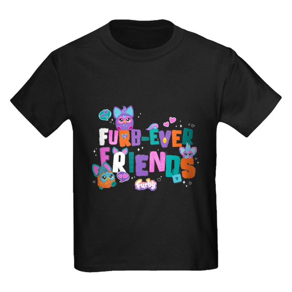 CafePress - Furby Furbever Friends Kids T Shirt - Dark T-Shirt Kids XS-XL