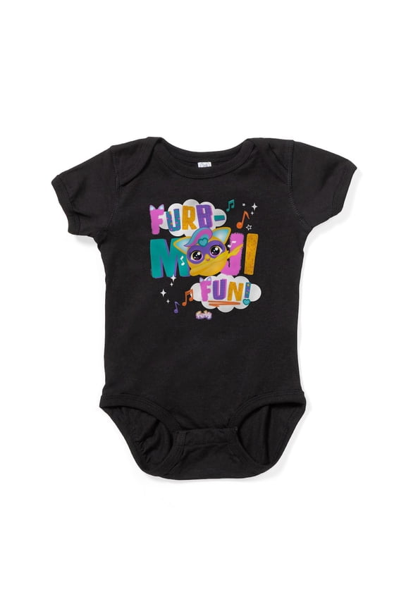 - Furby Furbmoji Fun! - Cute Infant Bodysuit Baby Romper - Size Newborn - 24 Months