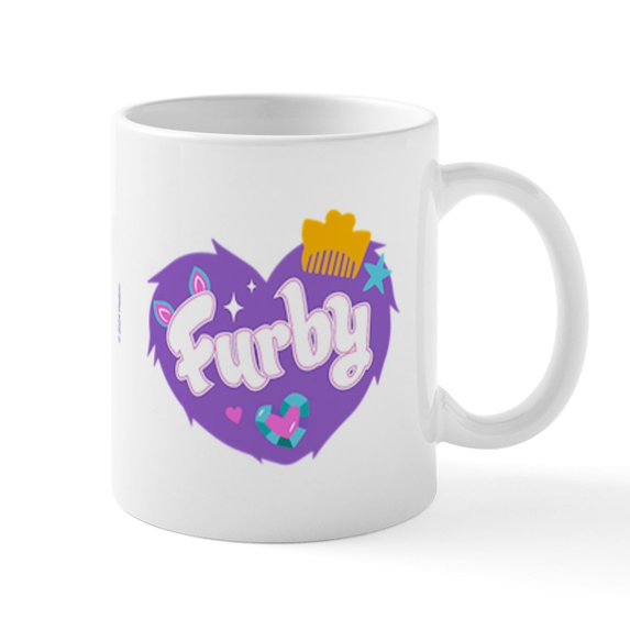 CafePress - Furby Heart - 11 oz Ceramic Mug - Novelty Coffee Tea Cup