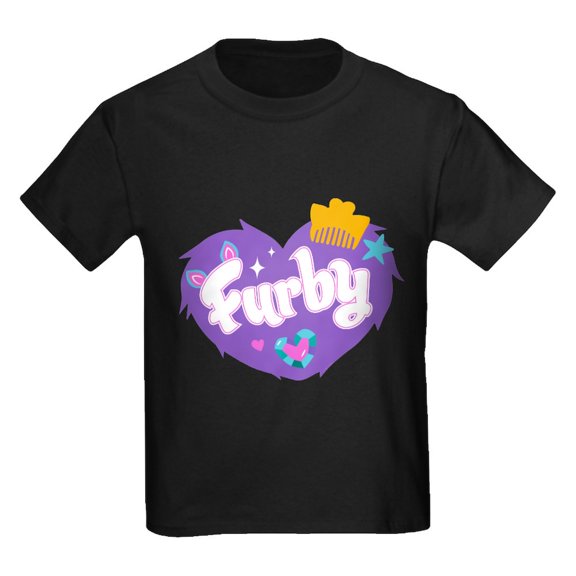CafePress - Furby Heart Kids T Shirt - Dark T-Shirt Kids XS-XL