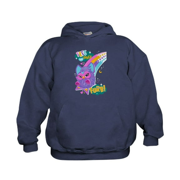 CafePress - Furby Inner Furb - Kids Hooded Sweatshirt, Classic Hoodie