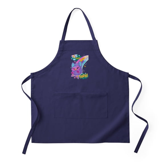 CafePress - Furby Inner Furb - Kitchen Apron with Pockets, Grilling Apron, Baking Apron