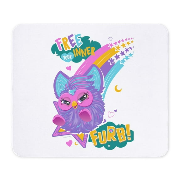 CafePress - Furby Inner Furb - Non-slip Rubber Mousepad, Gaming Mouse Pad