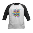 thumbnail image 1 of CafePress - Furby Inner Moji Kids Baseball T Shirt - Kids Cotton Baseball Jersey, 3/4 Sleeve Shirt, 1 of 4