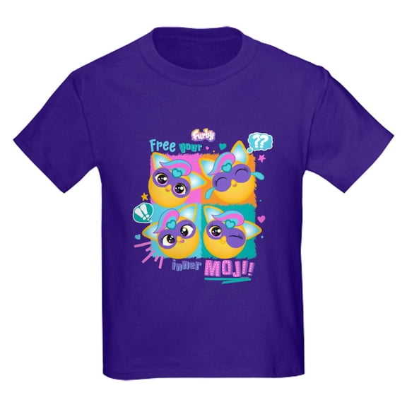CafePress - Furby Inner Moji Kids T Shirt - Dark T-Shirt Kids XS-XL