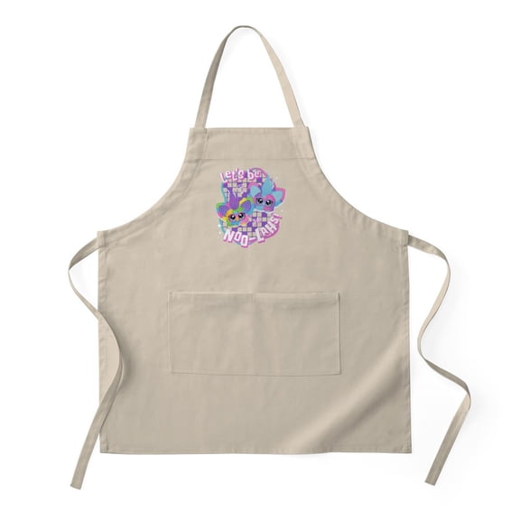 CafePress - Furby Let's Be Noo Lahs - Kitchen Apron with Pockets, Grilling Apron, Baking Apron