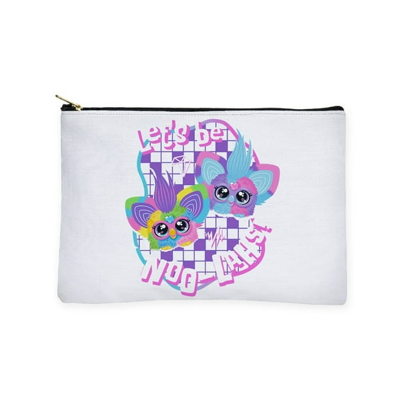 CafePress - Furby Let's Be Noo Lahs - Zipper Makeup Pouch, 8.5"x6"