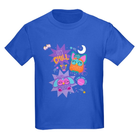 CafePress - Furby Let's Chill Kids T Shirt - Dark T-Shirt Kids XS-XL