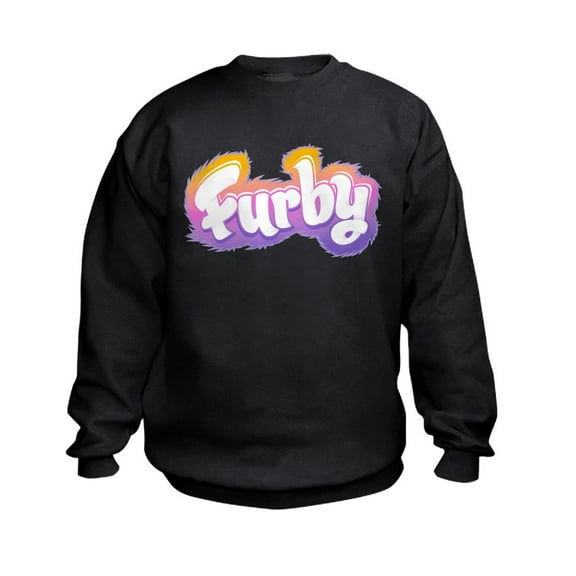 CafePress - Furby Logo - Kids Sweatshirt, Youth Crew Neck Sweatshirt