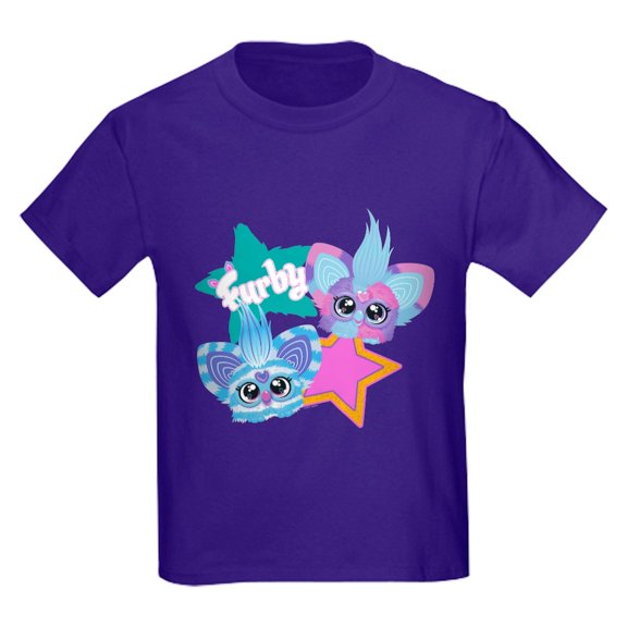 CafePress - Furby Stars Kids T Shirt - Dark T-Shirt Kids XS-XL