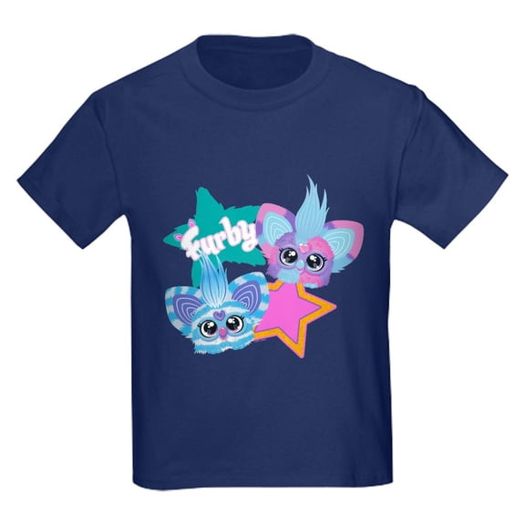 CafePress - Furby Stars Kids T Shirt - Dark T-Shirt Kids XS-XL